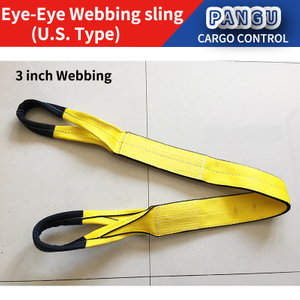 OEM US Nylon Web Sling Heavy Polyester Synthetic Lifting Sling 1 -4Ply SF 5:1 Tree Saver Winch Strap WSTDA AWRF