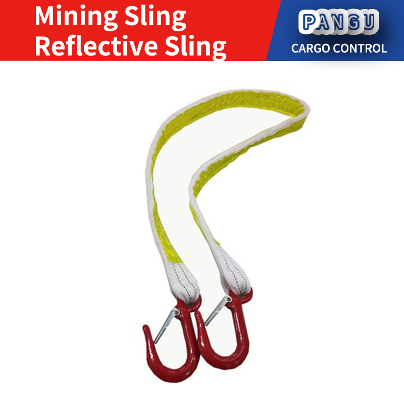 OEM Mining Refective Lifting Webbing Sling Cable Hanger HVAC Duct Hanger Strap Vent Tube Hangers Straps Net Belt