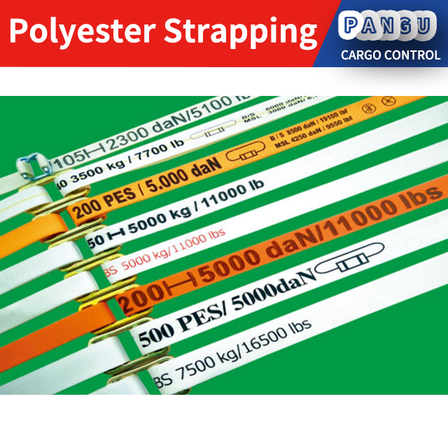 OEM Heavy Duty Woven Polyester Strapping Cord Strapping One Way Lashing Strapping Packaging Cord Strap