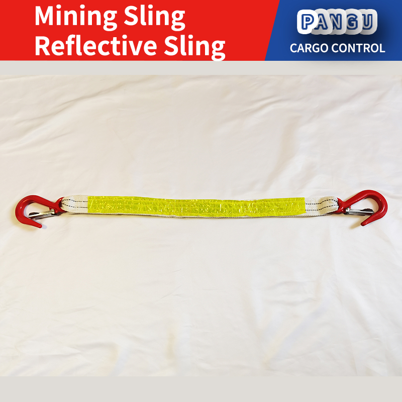 OEM Mining Refective Lifting Webbing Sling Cable Hanger HVAC Duct Hanger Strap Vent Tube Hangers Straps Net Belt