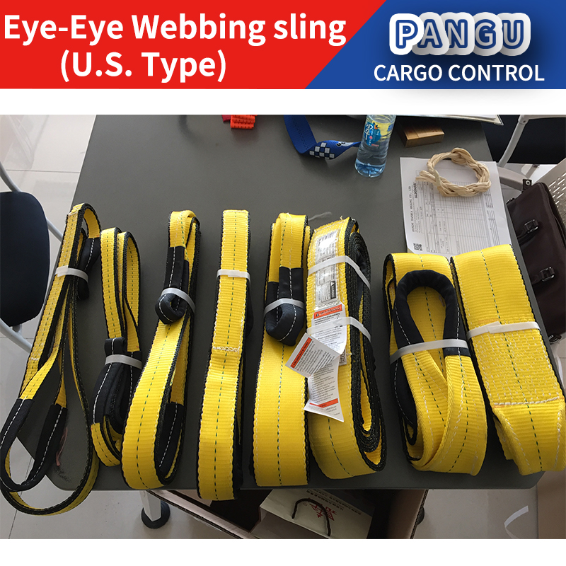 OEM US Nylon Web Sling Heavy Polyester Synthetic Lifting Sling 1 -4Ply SF 5:1 Tree Saver Winch Strap WSTDA AWRF