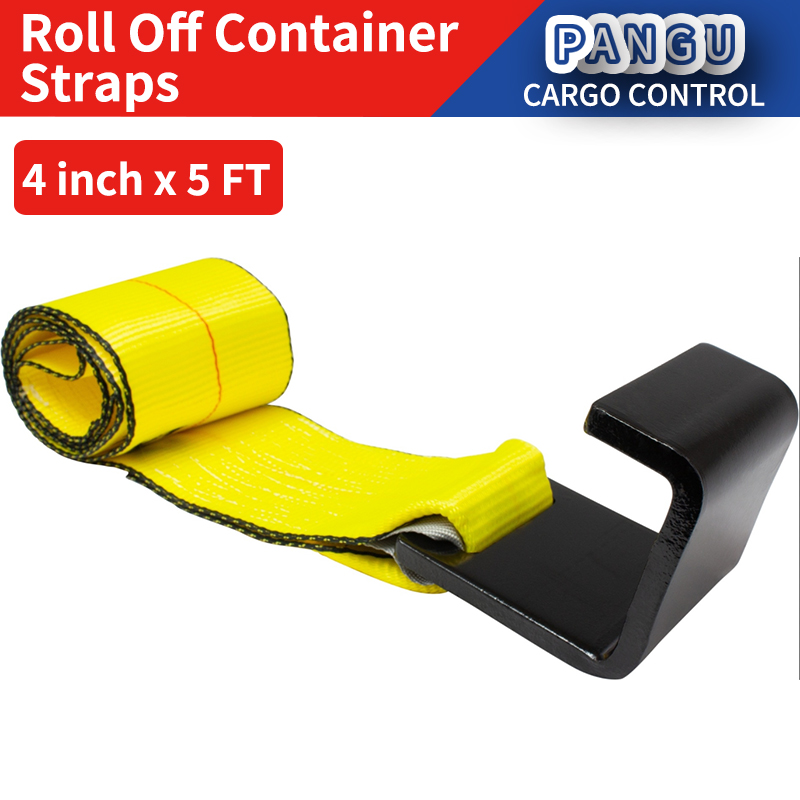 OEM US Ratsche Zurrgurte LKW-Windengurt 2 Zoll 3 Zoll 4 Zoll 3333 lbs/5000 lbs Roll Off Container Straps WSTDA/AWRF