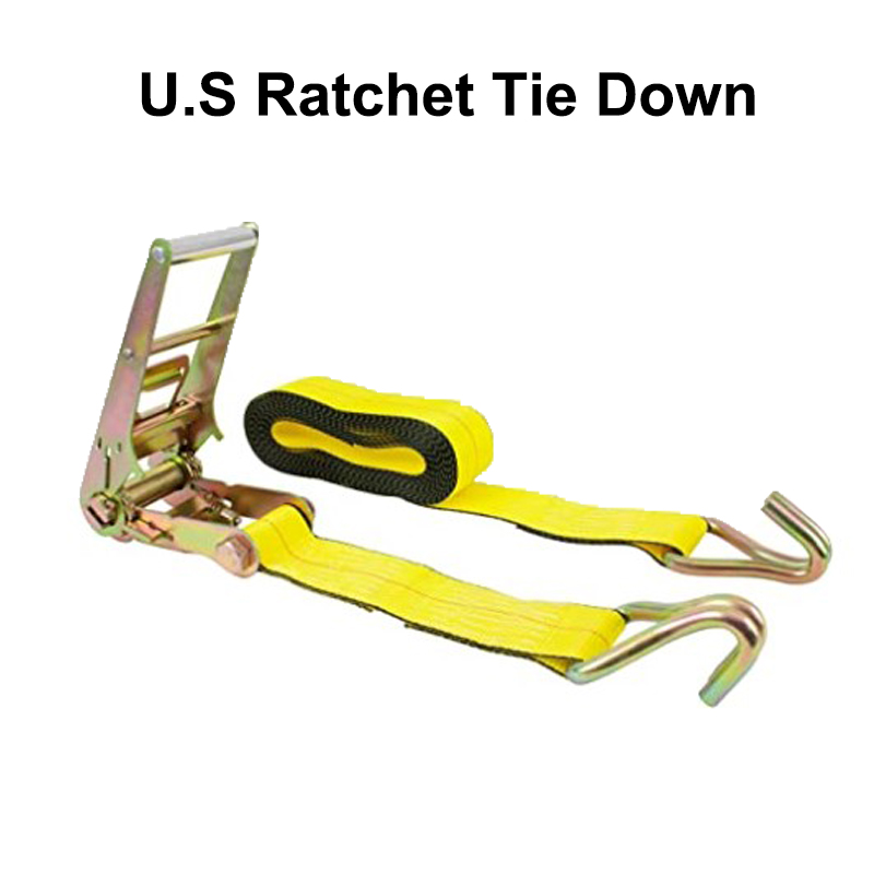 OEM US Ratsche Zurrgurte LKW-Windengurt 2 Zoll 3 Zoll 4 Zoll 3333 lbs/5000 lbs Roll Off Container Straps WSTDA/AWRF