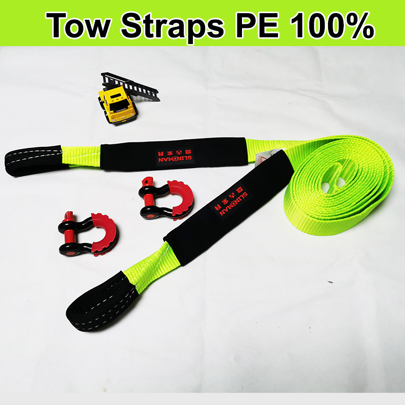 OEM Nylon Snatch Straps Extension&gt;20% Tow Strap Recovery Strap Winch Tree Trunk Protector