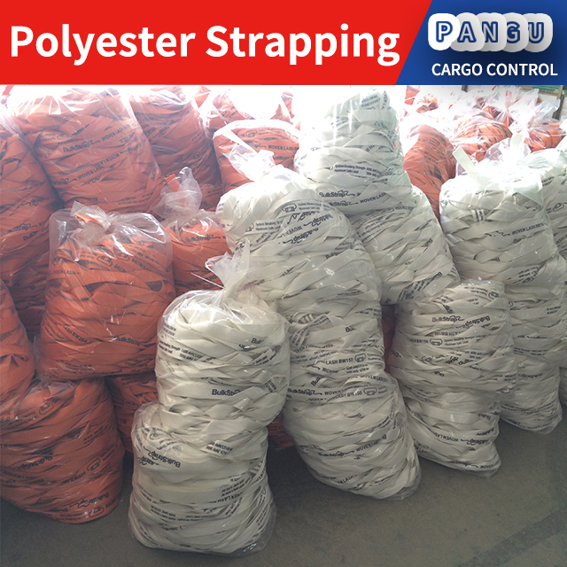 OEM Heavy Duty Woven Polyester Strapping Cord Strapping One Way Lashing Strapping Packaging Cord Strap