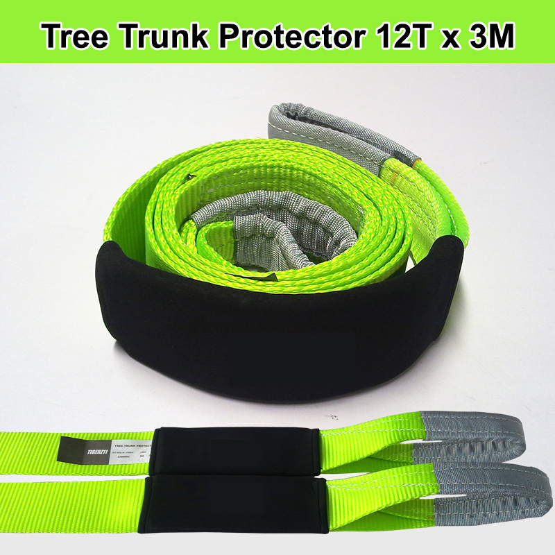 OEM Nylon Snatch Straps Extension&gt;20% Tow Strap Recovery Strap Winch Tree Trunk Protector