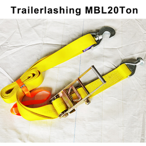 OEM Web Lashing für RO-RO-Schiffe Heavy-Duty Trailer Lashing 20T Truck Tie Down 10T Car Lashing With Elephant Foot