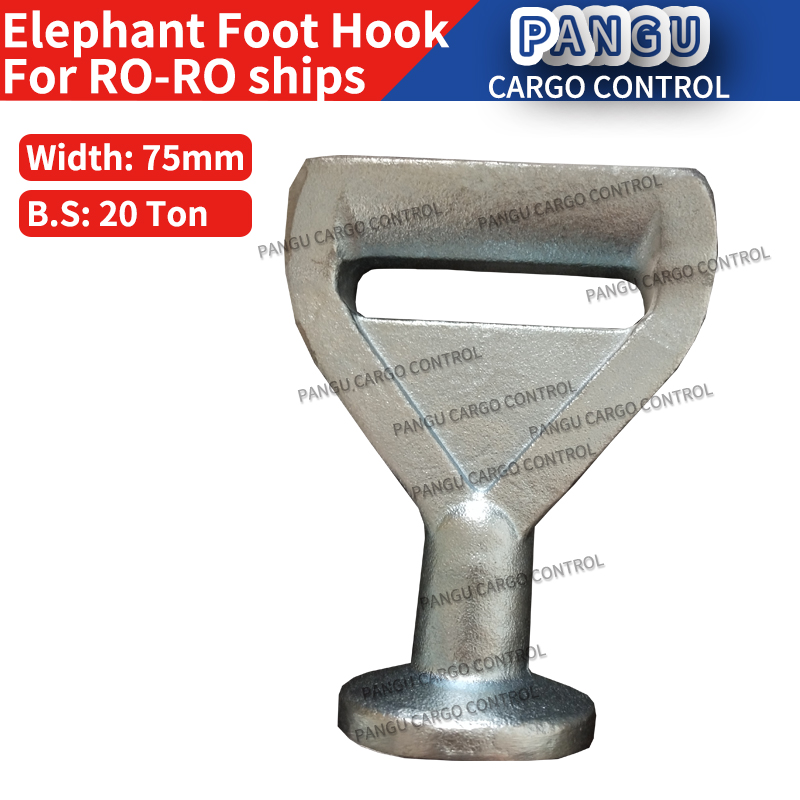 Elephant Foot 20T Wirbelhaken Lasthaken Doppel-J-Haken 5T