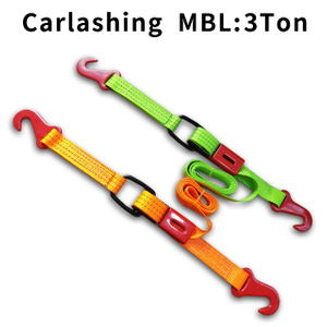 OEM Car Lashing für RO-RO-Schiffe 3T Car Ratchet Straps Car Tie Down Weblashing Trailer Lashing Car Sling