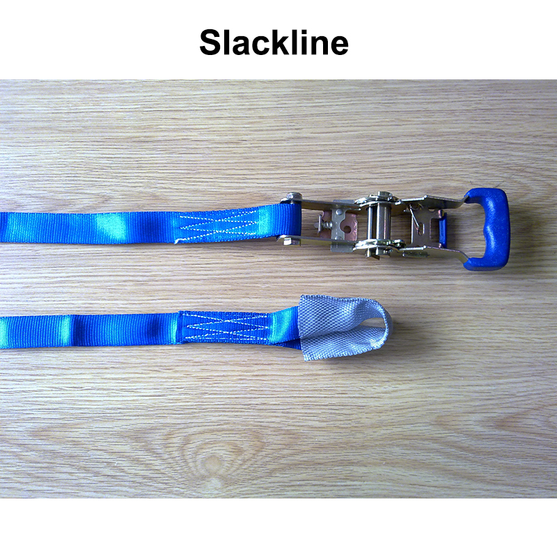 OEM Slackline Kit mit Baumschutz Classic Slackline Top Line Ninja Line für Kinder Ratschenabdeckung und Tragetasche 