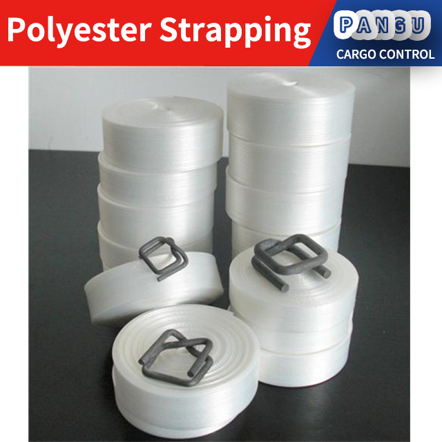 OEM Heavy Duty Woven Polyester Strapping Cord Strapping One Way Lashing Strapping Packaging Cord Strap